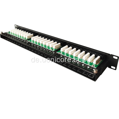 UTP 48 Ports CAT5E Patchpanel für vertikale Verdrahtung